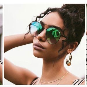 Brand new with tags green quay aviators.